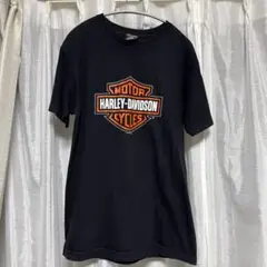 00s ハーレーダビッドソン HARLEY ロゴtシャツ ブラックM