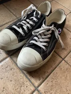 Champion ブラック スニーカー