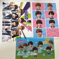 【匿名配送】 ハイチュウコラボ なにわ男子クリアファイル3枚セット