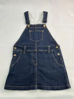 【在庫限り】PETIT BATEAU デニムサロペット スカート108cm