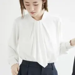 ROPÉ PICNIC 【2WAY】ボウタイディテールブラウス