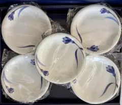 桃山陶器 C'est Blanc ケーキ皿　5枚セット