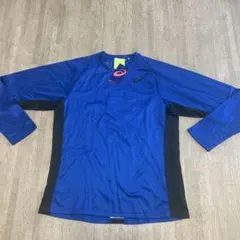 ASICS 2091A007 青 長袖シャツ 2XL