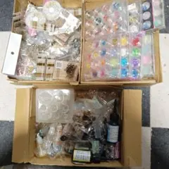 レジン　ビーズ　ラメ　レジン型　枠　フレーム　着色剤　手芸材料　大量　まとめ売り