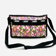 LeSportsac レスポートサック ショルダーバッグ 花柄 小鳥柄 ナイロン