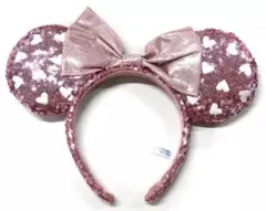 ピンク ハート柄カチューシャ