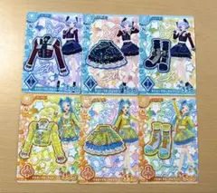 アイカツアンコール ノーマル 6枚セット ネイビーブロッサム イエローブロッサム