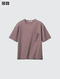 ユニクロU　エアリズムコットンリラックスフィットTシャツ 5分袖　Lサイズ