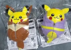ピカチュウねぶくろコレクション　一番くじ　ゴムひも付きマスコット　イーブイ