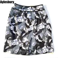【新品タグ付き】Aylesbury 花柄 ドット フレアスカート 日本製 9のサムネイル