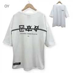 OY ジップデザイン ロゴ Tシャツ 韓国 ユニセックス オーバーサイズのサムネイル