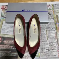 お値下❣️DIANA スエード&エナメル　パンプス　22.5cm