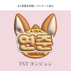 TXT ヨンジュン ぷっくり ネームボード オーダー 韓国 文字パネル