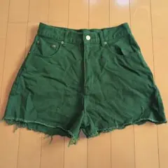 WEGO STANDARD グリーンショートパンツ