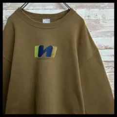 【00s NIKE】希少デザイン!!　Nロゴ　センターロゴ　Lサイズ　スウェット