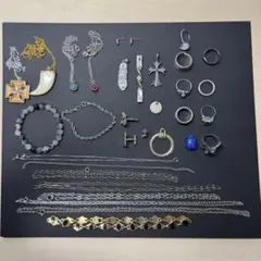 も*ろ様 【32点まとめ売り】シルバー925 ネックレス リング ブレスレット