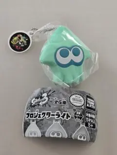スプラトゥーン3　プロジェクターライト　イカ（ライトブルー）