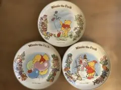 ディズニー くまのプーさん 中皿３枚セット　SANGO（三郷陶器株式会社）