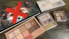 【本日12/21発送可】アイシャドウパレット 4点セット