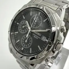 【稼動】 SEIKO 腕時計 クロノグラフ ブラック メンズ 7T92-0CA0のサムネイル