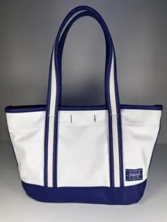 POTERGIRL ポーターガール　ボーイフレンドトート 青　白