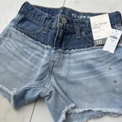 新品タグ付き　GAP キッズ　デニムショートパンツ 140