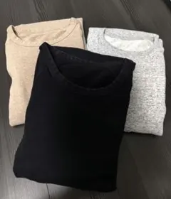 UNIQLO ユニクロ　ウルトラストレッチワンピース　長袖　XL　3枚セット
