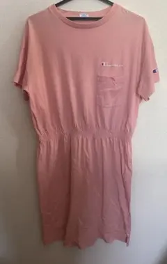 チャンピョン　ワンピース　ピンク　美品のサムネイル