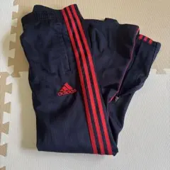 adidas トレーニングパンツ ネイビー/レッド
