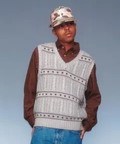 新品未使用 BoTT ボット Cable Knit Vest XLのサムネイル