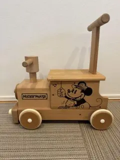 木'S 乗用ミッキーマウス 木製乗用玩具 手押し車 トイザらス限定