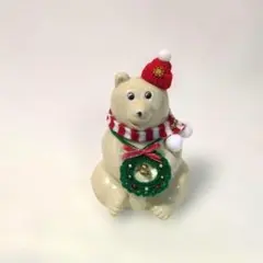 しろくま貯金箱 クリスマス