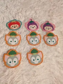 ダッフィー　シェリーメイ　ジェラトーニ　ステッカーセット　香港ディズニー　非売品