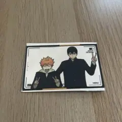 ハイキュー　アクアリウムキャラバン　クリアカード　烏野 (日向翔陽・影山飛雄)