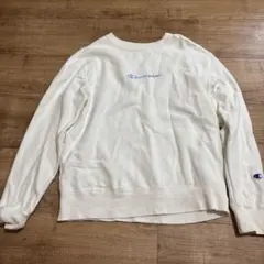 Champion チャンピオン 白 スウェット Mサイズ