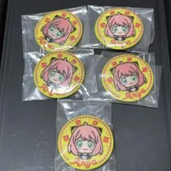 SPY×FAMILY スパイファミリー アーニャ 刺繍缶バッジ 5個セット