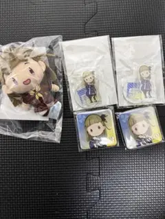 蓮ノ空　セガラッキーくじ　徒町小鈴　ぬいぐるみ 缶バッジ　アクスタ　セット