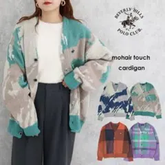 BEVERLY HILLS POLO CLUB モヘアタッチ カーディガン Mのサムネイル
