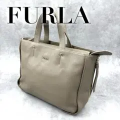 FURLA フルラ EVA S TOTE 2WAY トート グレージュ