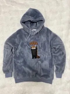 graniph グラニフ ボアフリース パーカー 色ブルー IKAKU