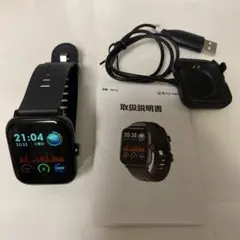 ブラック スマートウォッチ NY16 本体