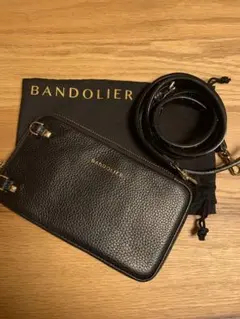 bandolierバンドリヤー　 ゴールドポーチ&スマホショルダー
