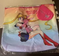 セーラームーン ストアオリジナル　収納ポーチ付きエコバッグ