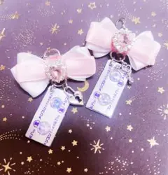 ハンドメイド ピアス メジコン お薬 地雷 ピンク 薬 ピンク