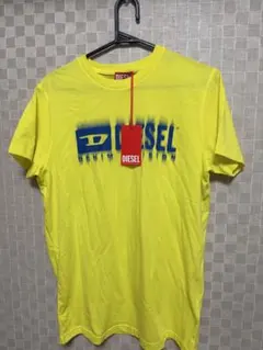 DIESEL Tシャツ 16Y レディースS相当 イエロー タグ付き