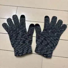 MIZUNO メンズ ニットグローブ 手袋 グレー