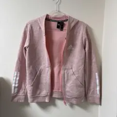 adidas ピンク パーカー 150cm