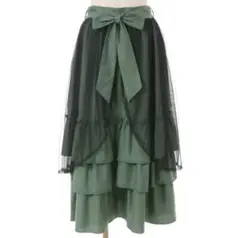 axes femme チュール × ティアードスカート