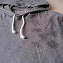 アメリカンイーグル　グレー フード付き カットソー　パーカー