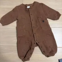futafuta くま柄 ロンパース 80cm